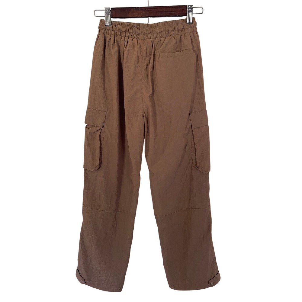 Kith Kids Chauncey Cargo Pant Teak Brown Nylon Size L 10/12 Unisex NEW - Picture 2 of 10